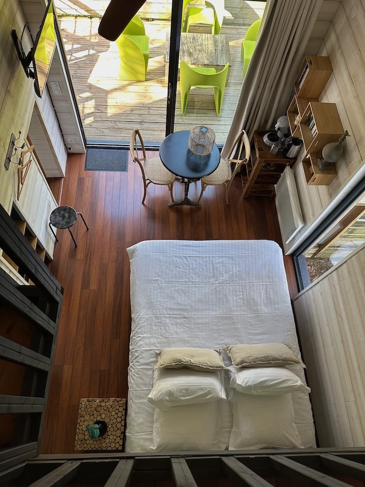 Cabane Sève - vue de la mezzanine