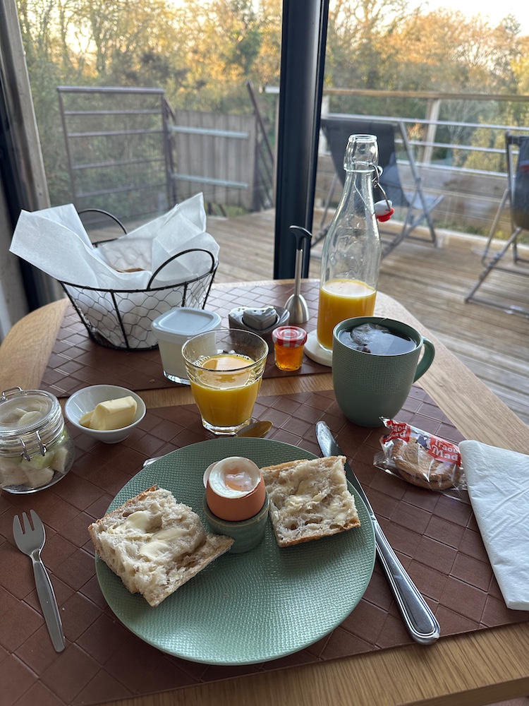 Le Petit déjeuner chez Carrière Sauvage à Pont-Aven